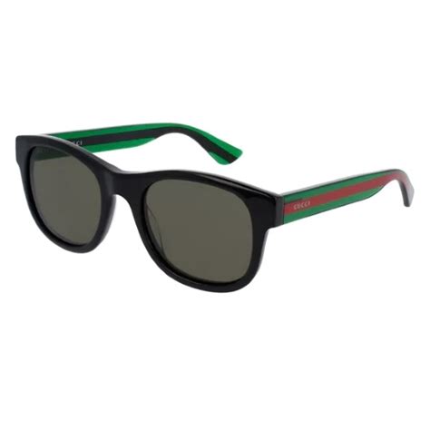 gucci men's urban pop nylon wayfarer sunglasses - shiny black|Gucci Wayfarer Sunglasses for Men .